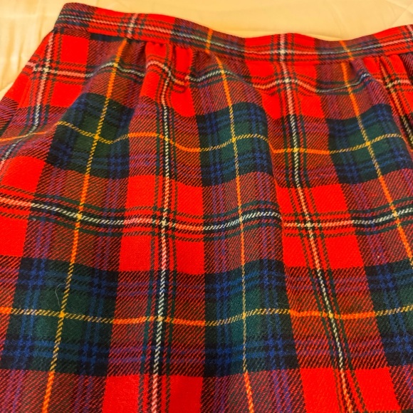 Pendleton skirt size XS authentic Boyd tartan wool skirt. Ralph Lauren Christmas - Picture 2 of 11